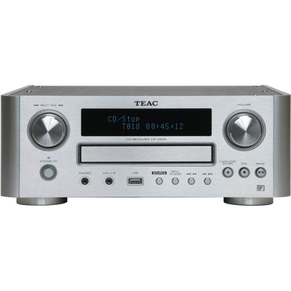 Teac CR-H500 - Mini-chaîne CD Radio FM Black ou Silver - Diapason d'Or