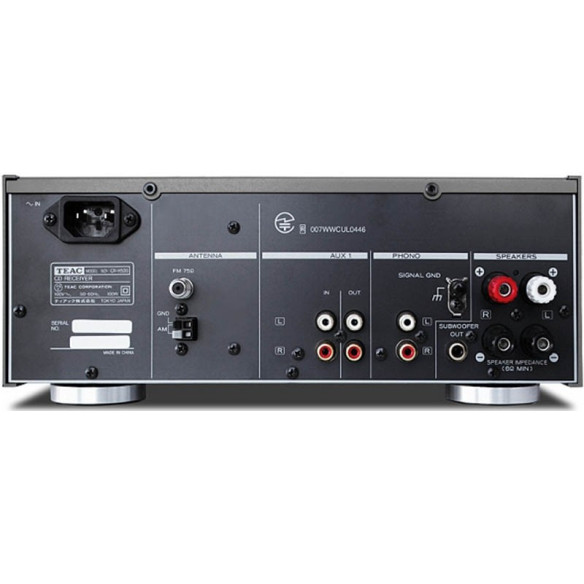 Teac CR-H500 - Mini-chaîne CD Radio FM Black ou Silver - Diapason d'Or