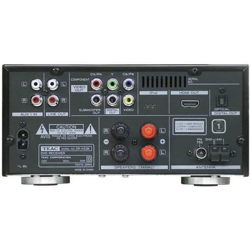 Teac DR-H338i - Mini-chaîne DVD 2.1 Black ou Silver