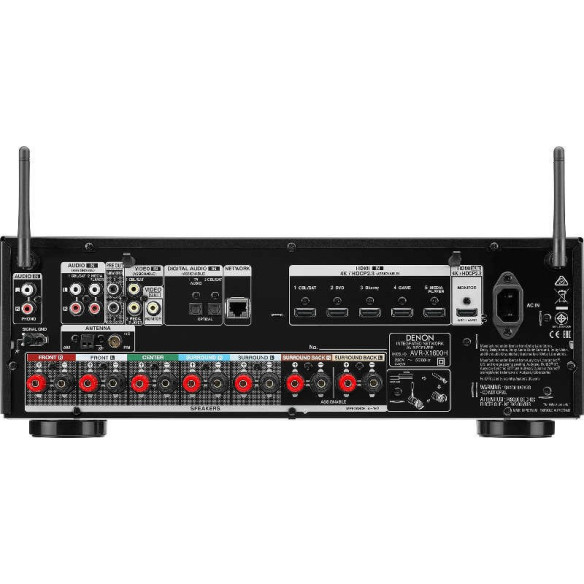 Denon AVR-X1600H - Ampli Home Cinéma - Noir