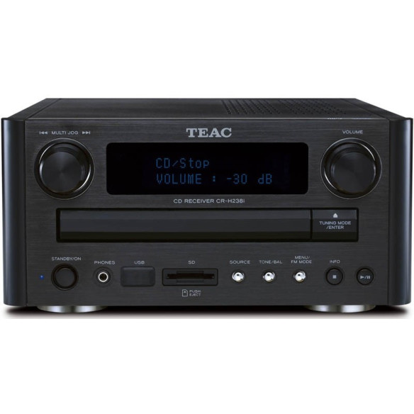 Teac CR-H238i - Mini-chaîne Stéréo Black ou Silver