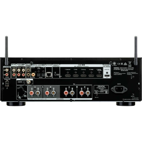 Denon DRA-800H - Ampli Stéréo connecté avec HDMI - Noir ou Silver