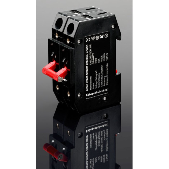 GigaWatt G-C20A 2P - Disjoncteur - Noir