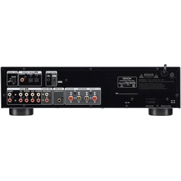 Denon PMA-600NE - Ampli Stéréo - Noir ou Silver