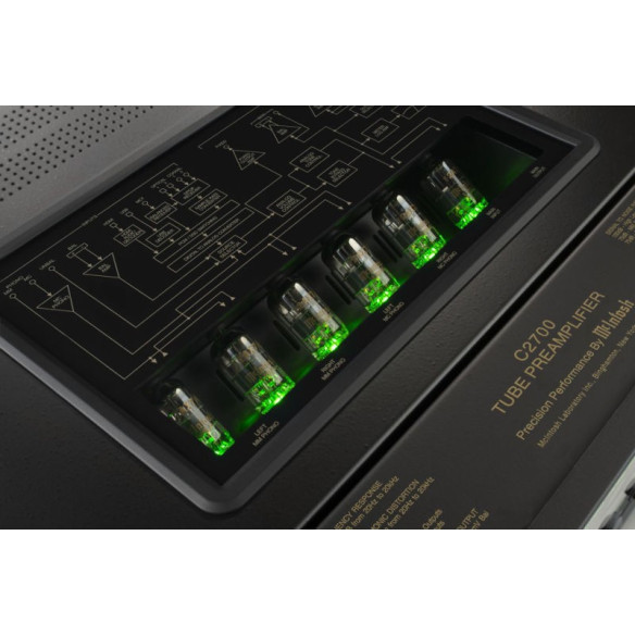McIntosh C2700 - Préampli Stéréo à Tube - Noir