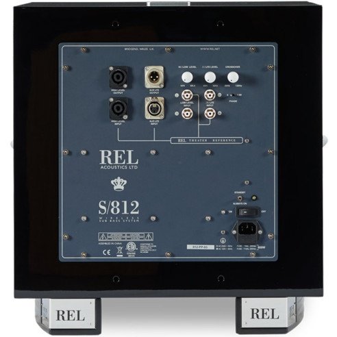 REL Acoustics S812 - Caissons de Basses Laqué Noir ou Laqué Blanc