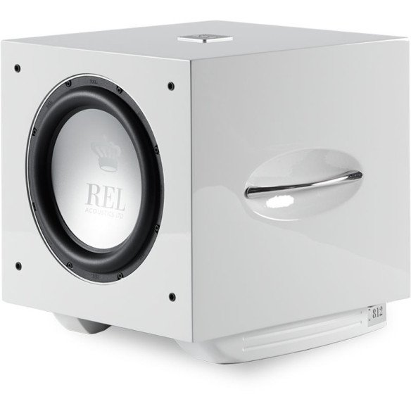 REL Acoustics S812 - Caissons de Basses Laqué Noir ou Laqué Blanc