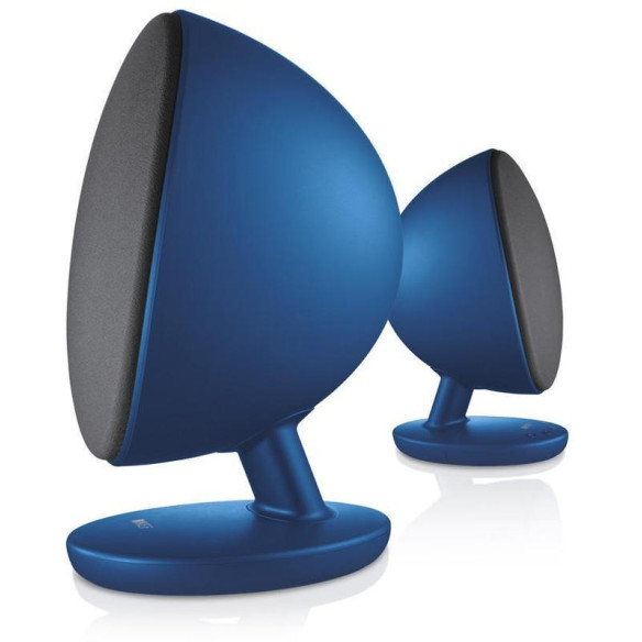 KEF EGG - Enceintes Sans Fil - Laqué Noir, Laqué Blanc ou Bleu