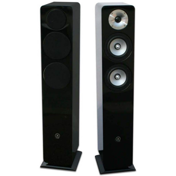 Mosscade HD-T90 - Enceintes Colonnes Laqué noir