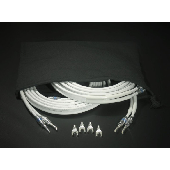 Atohm ZEF Max - Câbles Enceintes Montés - Blanc