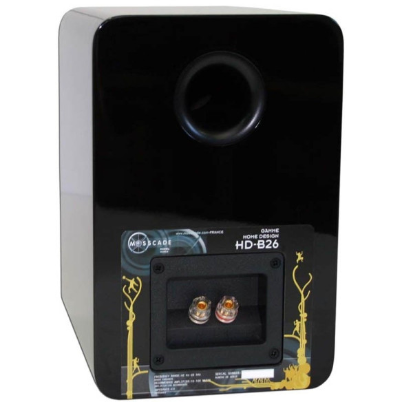 Mosscade HD-B26 - Enceintes Bibliothèques Laqué noir