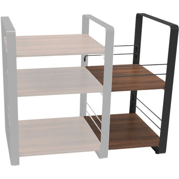 Norstone Loft Side - Meuble HiFi - Noir, Noyer ou Bambou