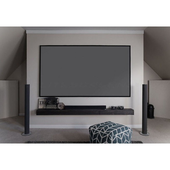 Elite Screens Aeon Edge Free 16:9 5D CineGrey - Écran de Projection Fixe toile technique ALR