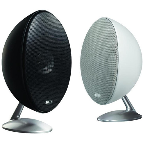 KEF E301 - Enceintes Satellites compactes design Noir ou Blanc - Prix Eisa