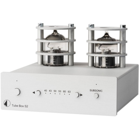 Pro-Ject Tube Box S2 - Préampli Phono - Noir ou Silve