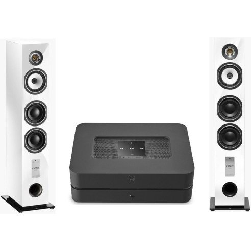 Pack Bluesound PowerNode 2i + Triangle Gaia EZ - Laqué Noir ou Laqué Blanc