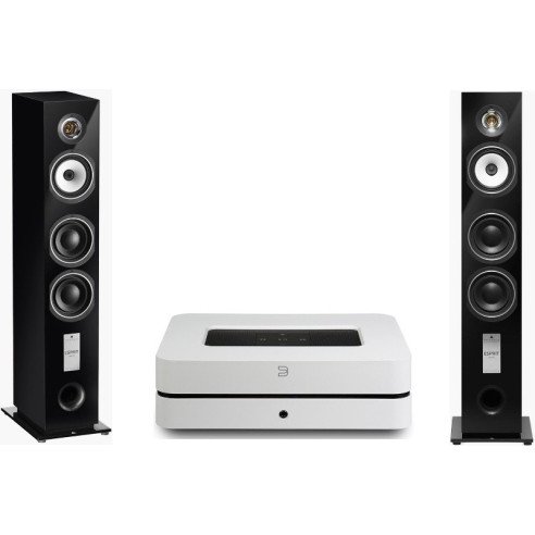 Pack Bluesound PowerNode 2i + Triangle Gaia EZ - Laqué Noir ou Laqué Blanc