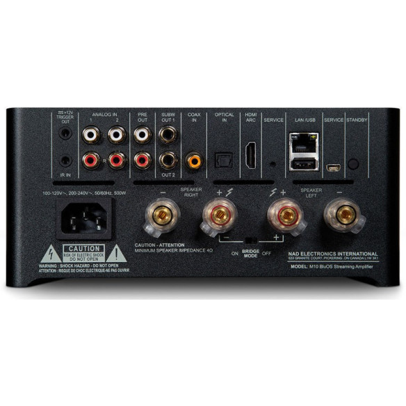 NAD M10 V2 - Ampli Stéréo Réseau - Noir