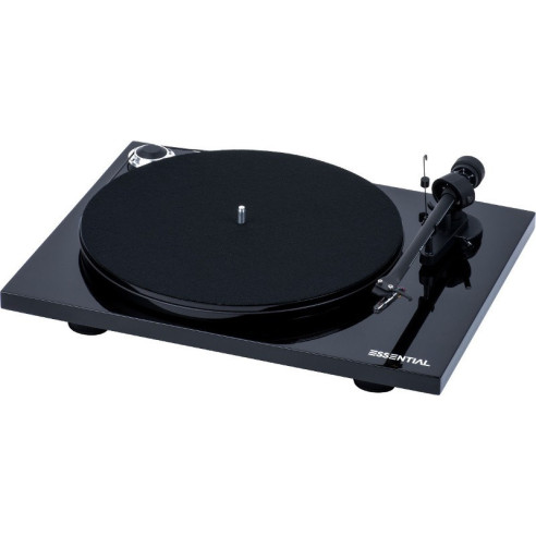 Pro-Ject Essential III Digital FR - Platine Vinyle - Laqué Noir, Laqué Blanc ou Rouge