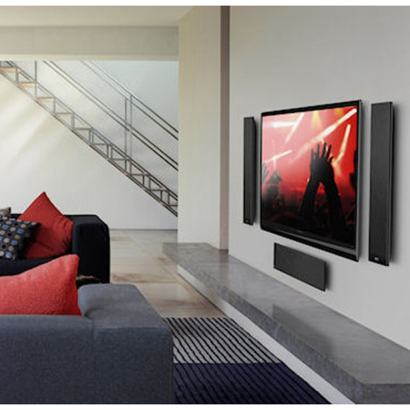 KEF T205 - Pack enceintes slim ultra plate Noir ou Blanc