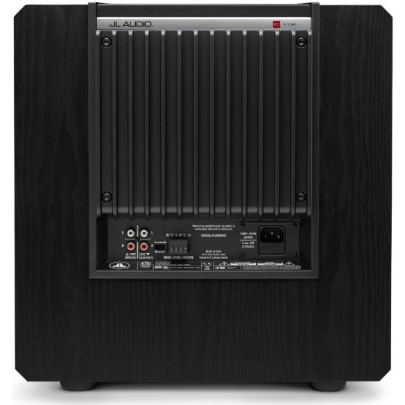 JL Audio E-Sub E112 - Caisson de Basses - Bois Noir ou Laqué Noir