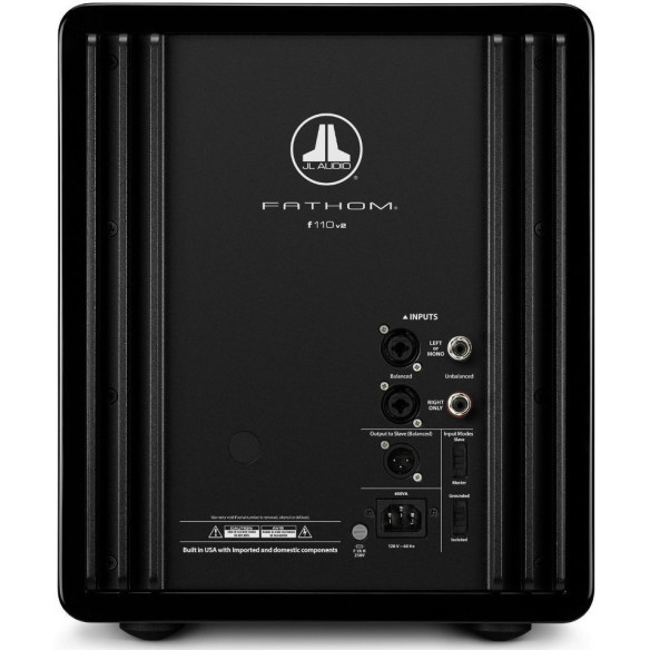 JL Audio Fathom F110 V2 - Caisson de Basses - Laqué Noir