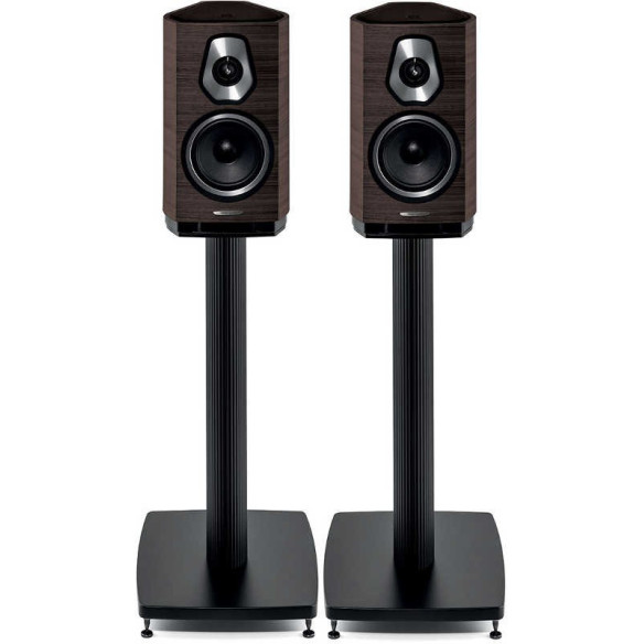 Sonus Faber Sonetto I - Enceintes Bibliothèques - Laquée Noire, Blanc Satin ou Noyer
