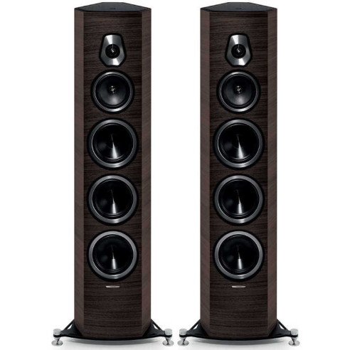 Sonus Faber Sonetto VIII - Enceintes Colonnes - Laquée Noire, Blanc Satin ou Noyer