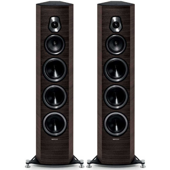 Sonus Faber Sonetto VIII - Enceintes Colonnes - Laquée Noire, Blanc Satin ou Noyer