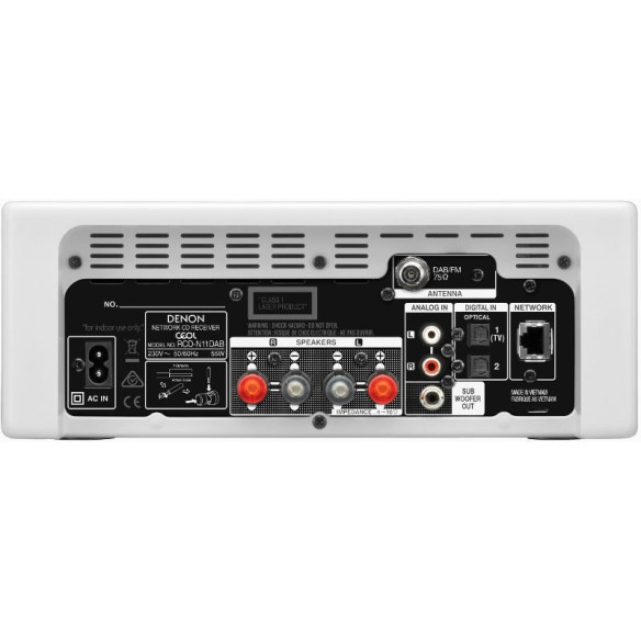 Denon CEOL N11DAB - Système Tout-en-Un - Noir, Blanc ou Gris