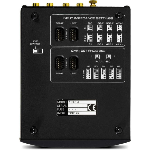 Moon 110LP V2 - Préampli Phono - Noir