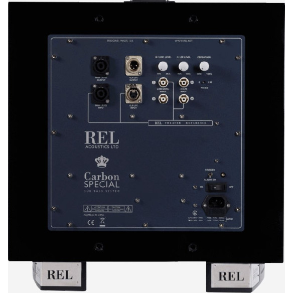 REL Acoustics Carbon Special - Caisson de Basses - Laquée Noire