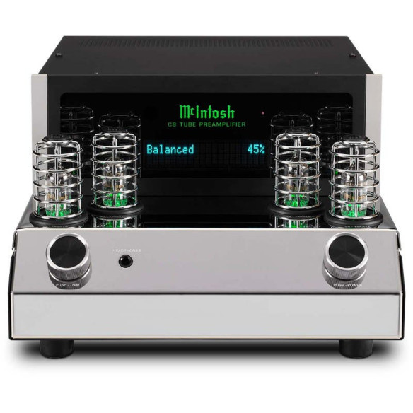 McIntosh C8 - Préampli Stéréo à Tubes - Noir