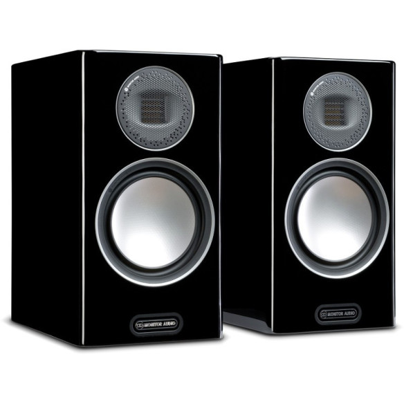 Monitor Audio Gold 100 5G - Enceintes Bibliothèques - Laqué Noire, Blanche, Ebony ou Walnut