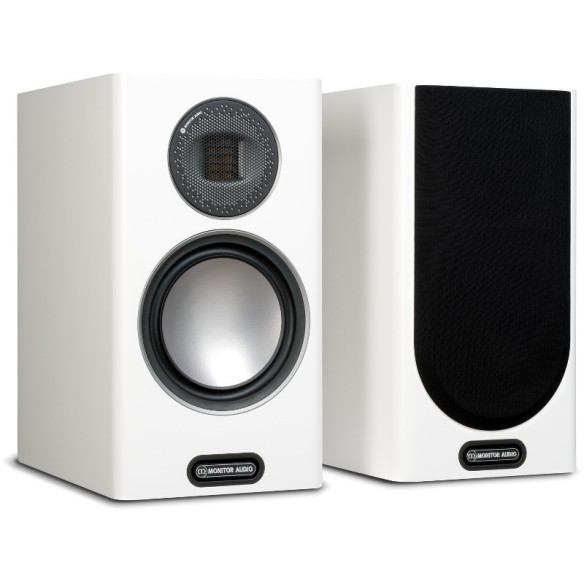 Monitor Audio Gold 100 5G - Enceintes Bibliothèques - Laqué Noire, Blanche, Ebony ou Walnut