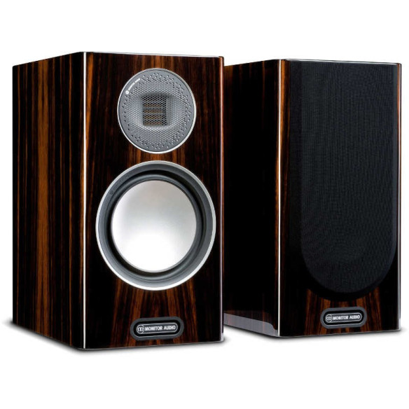 Monitor Audio Gold 100 5G - Enceintes Bibliothèques - Laqué Noire, Blanche, Ebony ou Walnut