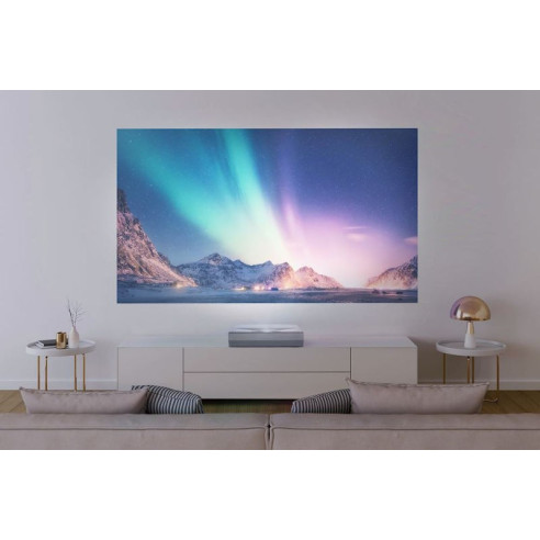 Optoma CinemaX P2 - Vidéoprojecteur UST laser 4K ultra courte focal Blanc
