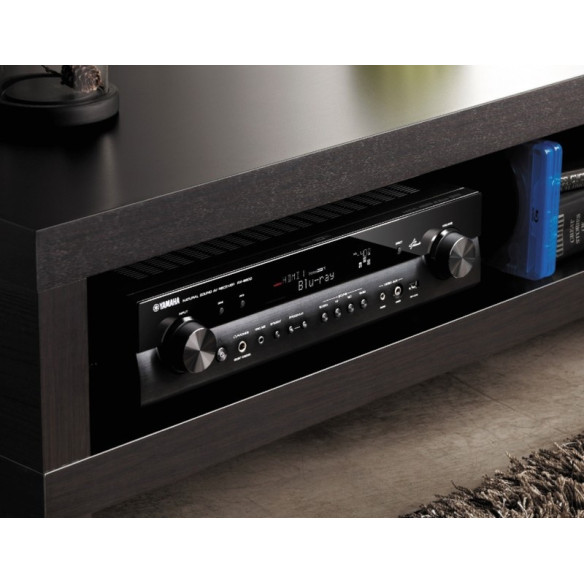 Yamaha RX-S600 - Ampli Home Cinéma Slim Black ou Silver/Titane RXS600