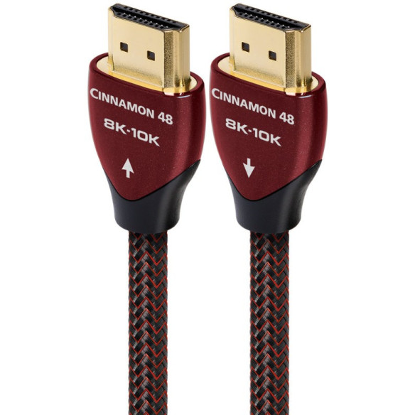 Audioquest Cinnamon 48 - Câble HDMI 2.1 4K, 8K & 10K - 0,6m / 1m / 1,5m / 2m / 3m