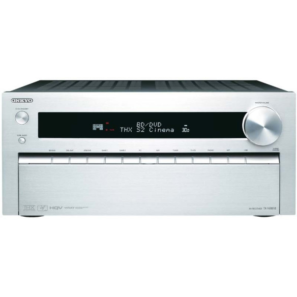 Onkyo TX-NR828 - Ampli Home Cinéma 7.2 THX Select 2 - Noir, Argent