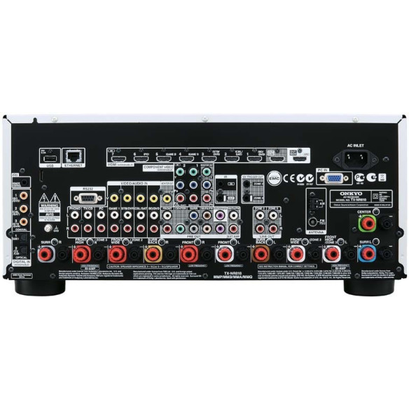 Onkyo TX-NR828 - Ampli Home Cinéma 7.2 THX Select 2 - Noir, Argent