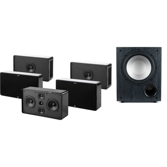 Jamo Pack 5.1 D500 - Ensemble 5.1 - Noir ou Blanc