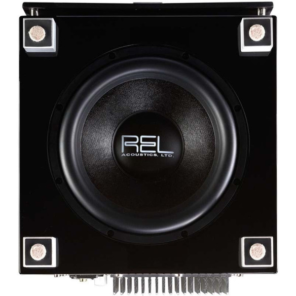 REL Acoustics T9 - Caisson de basses compact clos Laqué Noir ou Blanc