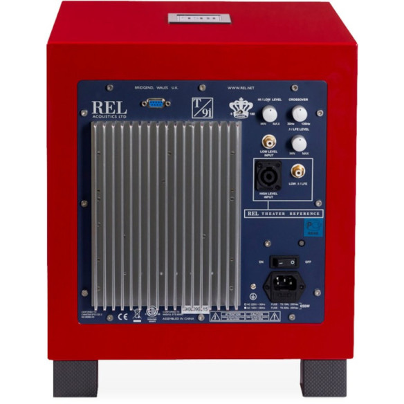 REL Acoustics T9i RED - Caisson de Basses - Laqué Rouge
