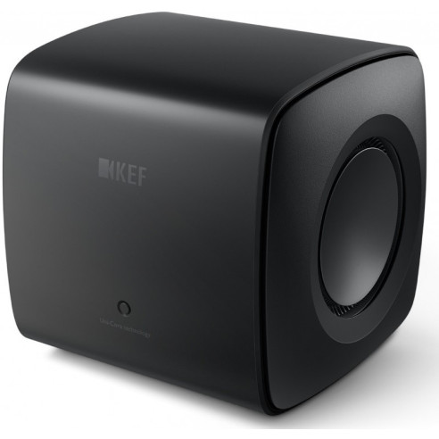 KEF KC62 - Caisson de Basses compact - Gris titane, Noir Carbon, Blanc Mineral