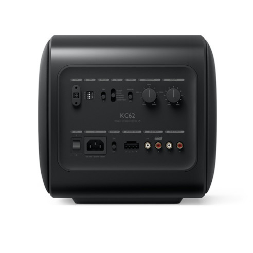 KEF KC62 - Caisson de Basses compact - Gris titane, Noir Carbon, Blanc Mineral