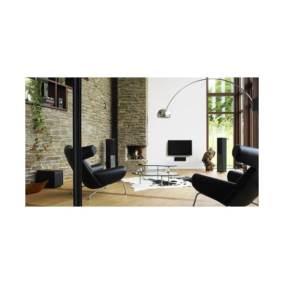 Pack Jamo S608HCS3 Black Enceintes S 608 HCS 3