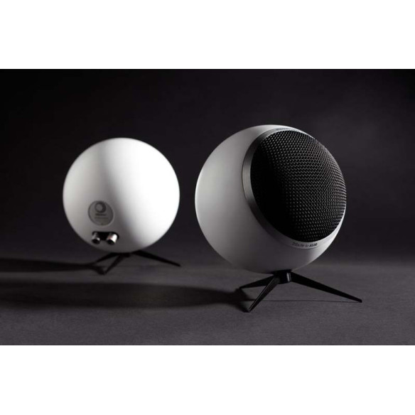 Elipson Planet M Tribute AS30 - Enceintes compactes rondes blanc Mat