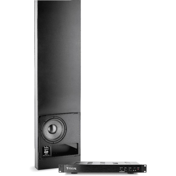 Focal Pack 100 IWSUB8 + 100 IWSUB8 Amplifier - Pack Caisson de Basses - Noir
