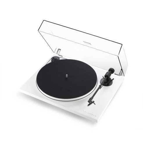 Pack Platine Triangle & LN01A - Pack Enceinte & Platine Vinyle - Noir, Blanc, Aubergine, Bleu ou Gris Lin